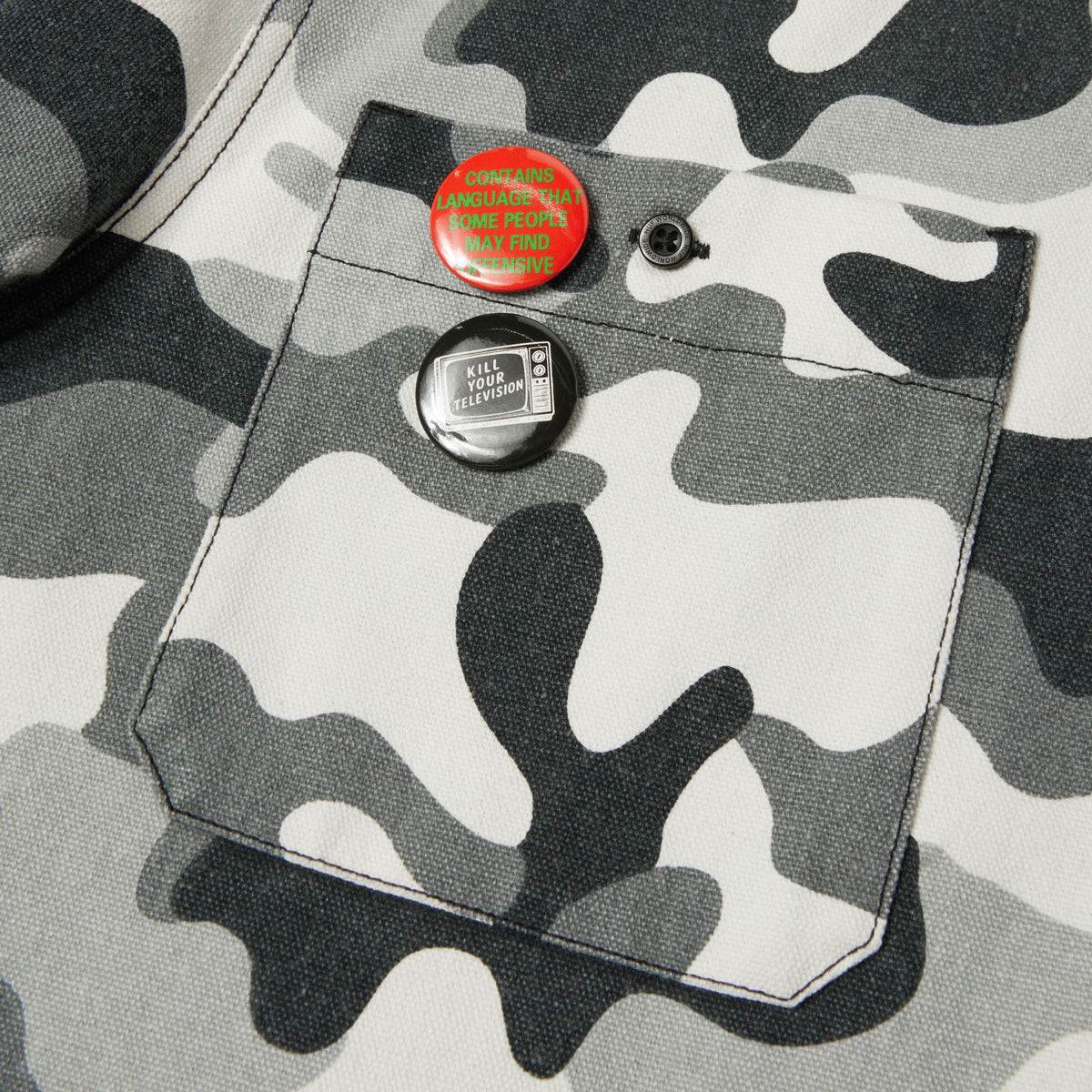 Olympia Camo Hooded Overshirt