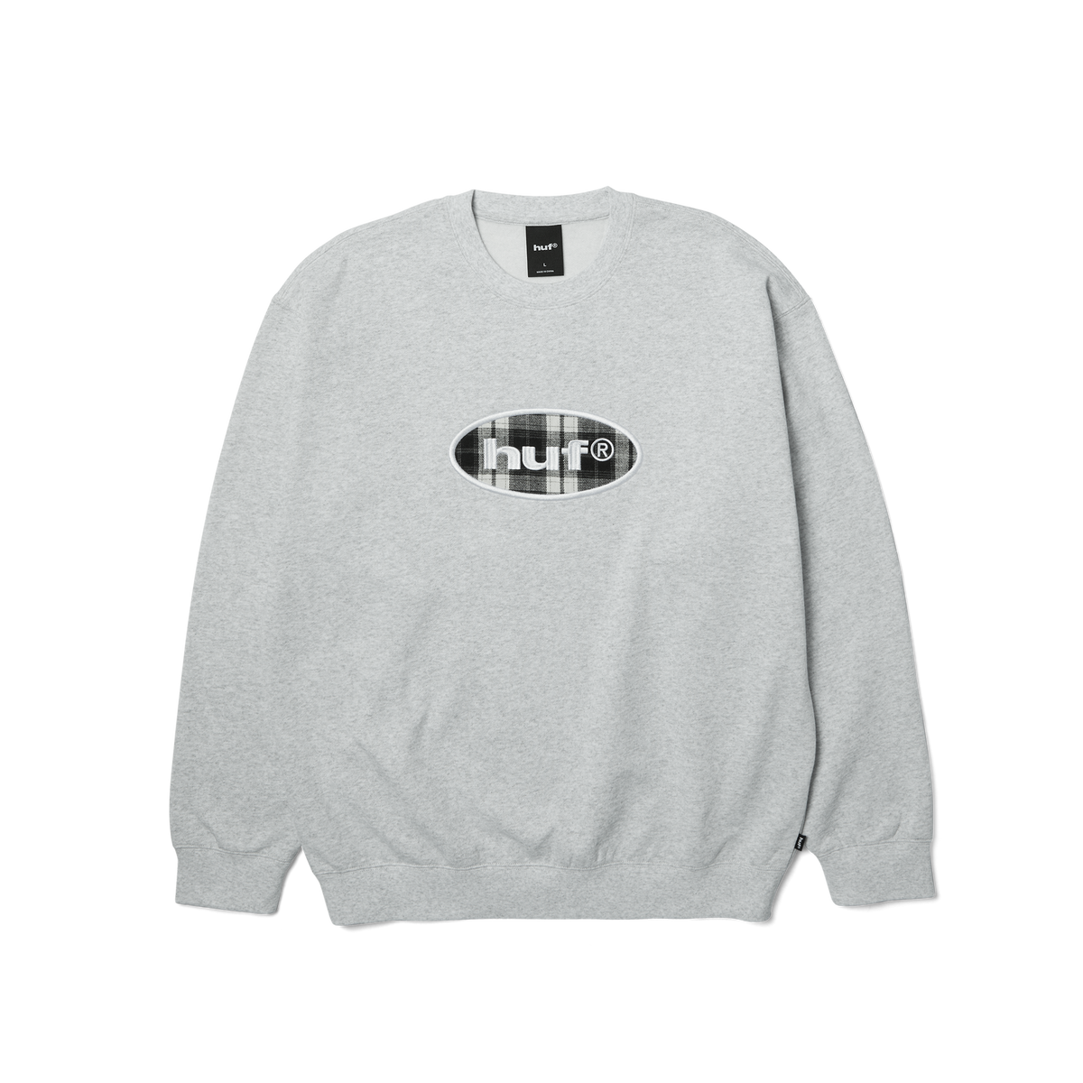 Oval Applique Crewneck Sweatshirt
