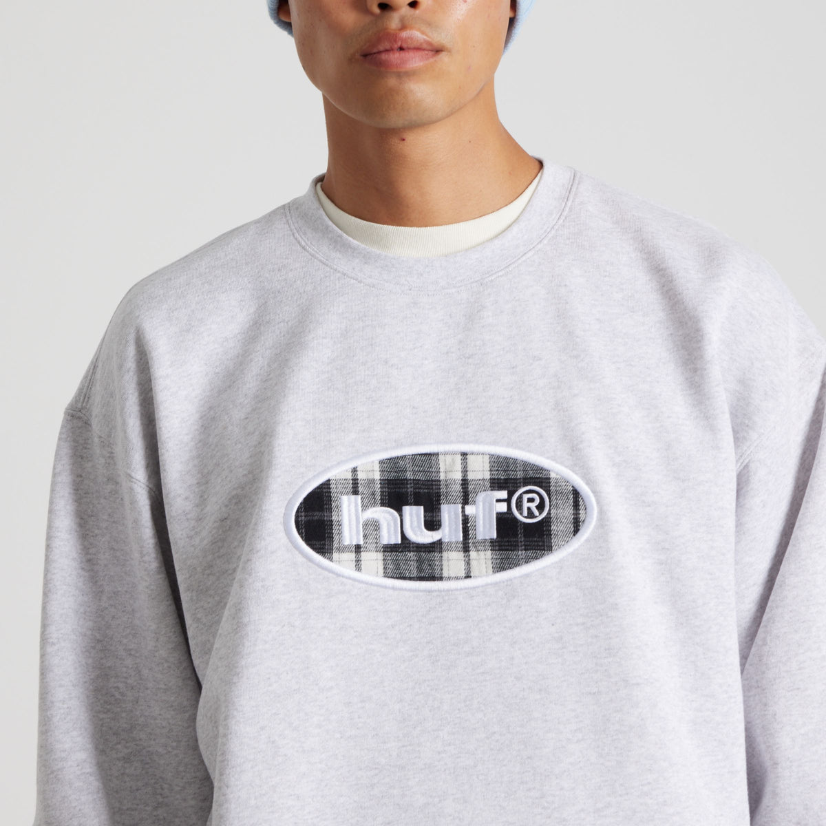 Oval Applique Crewneck Sweatshirt