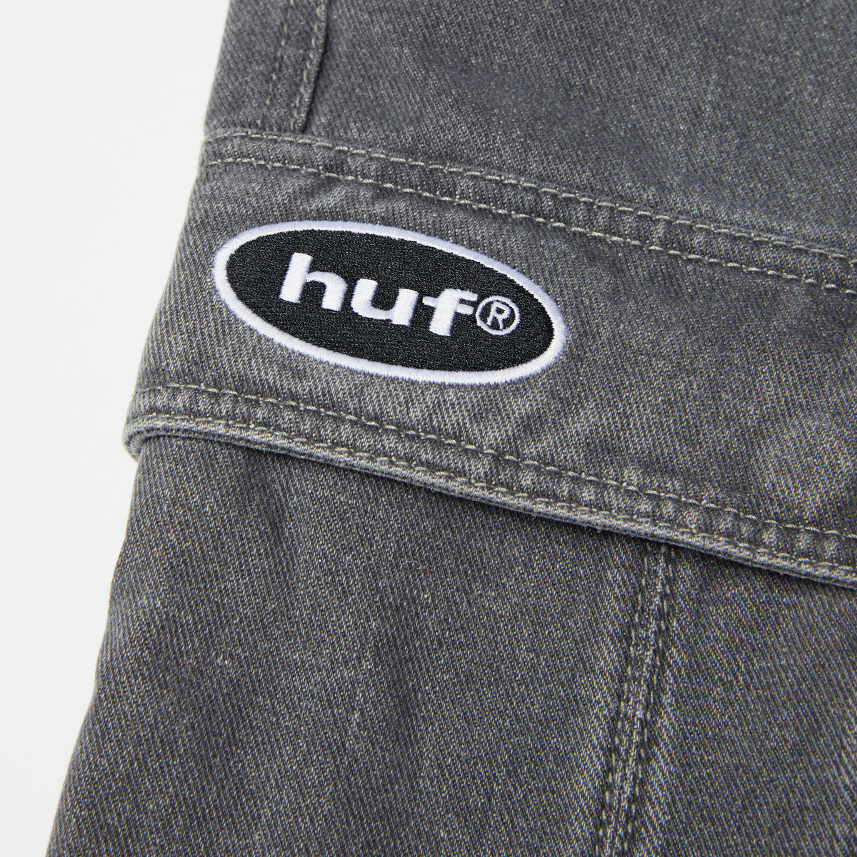 Oval Denim Cargo Short