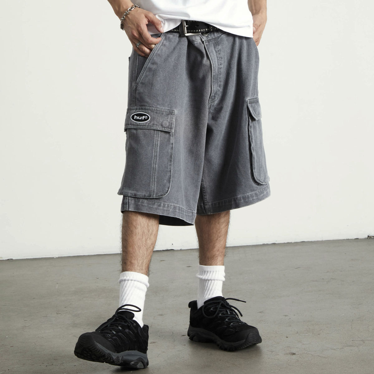 Oval Denim Cargo Short