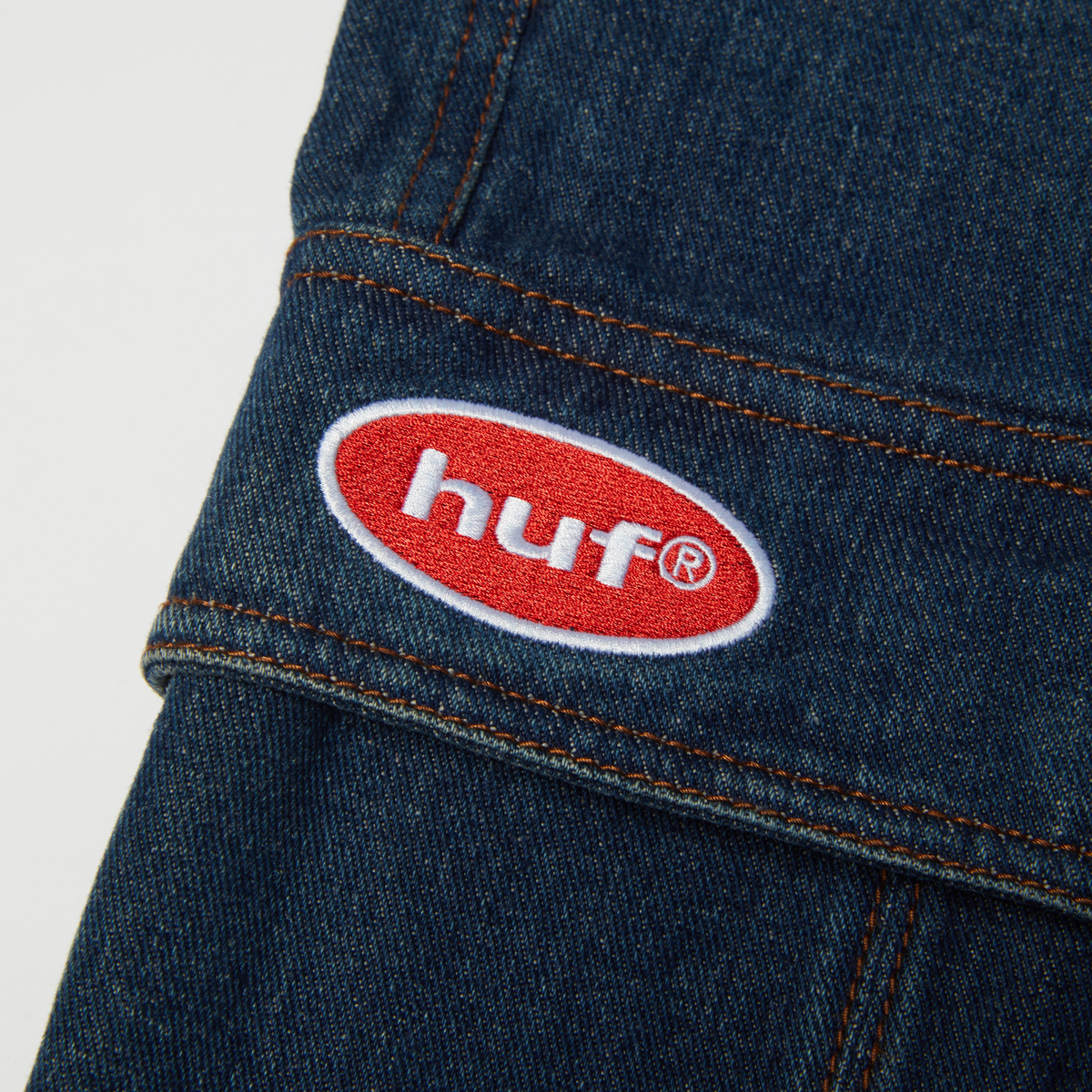 Oval Denim Cargo Short