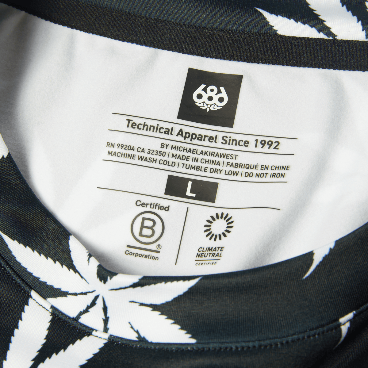 HUF x 686 Plantlife Base Layer Long Sleeve T-Shirt Top