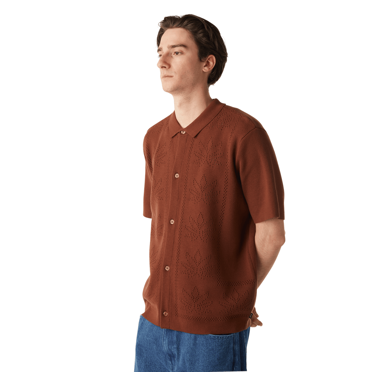 Plantlife Perforated Knit Top