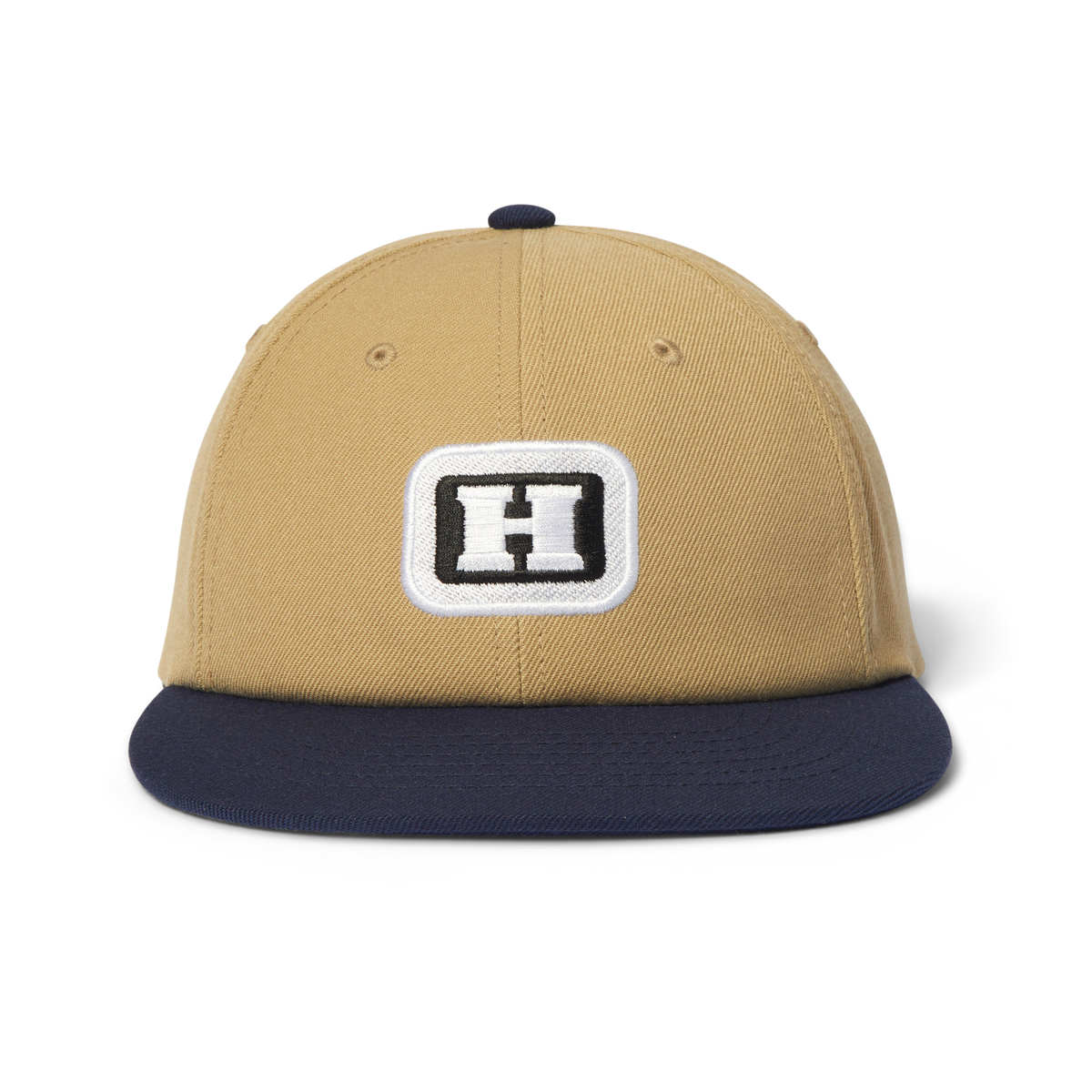 Serif H 6-Panel Snapback Hat
