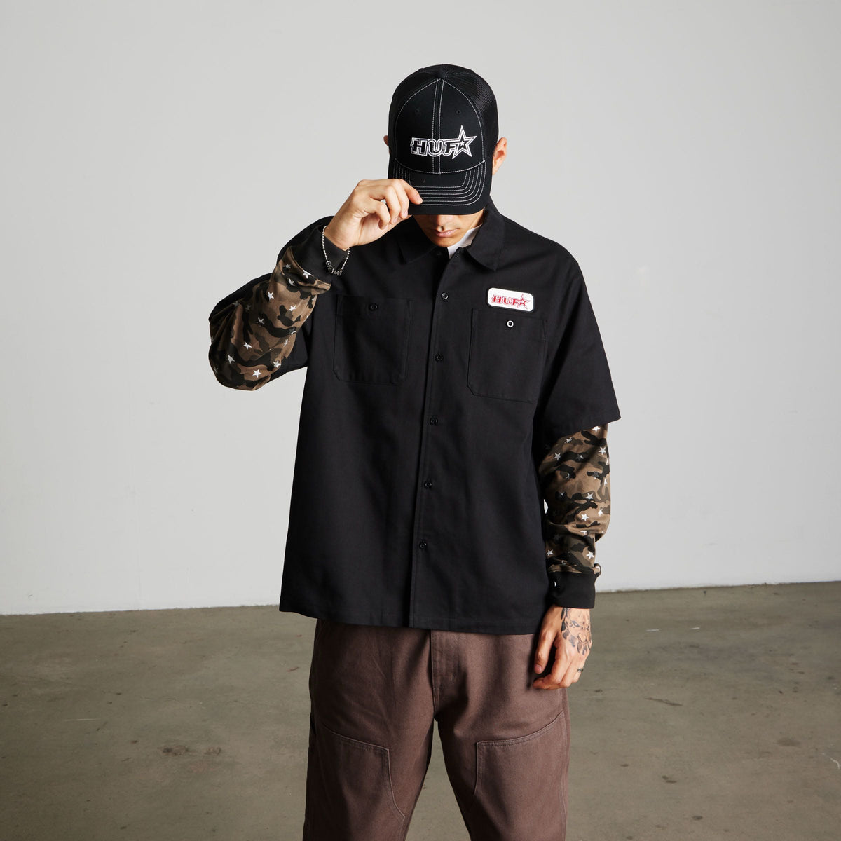 Shadows Long Sleeve Work Shirt