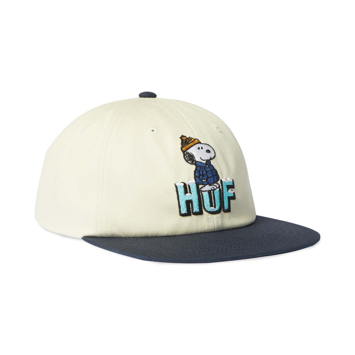 Snoopy Puffer Snapback Hat
