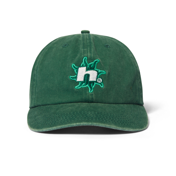 Sol Denim 6-Panel Curved-Visor Washed Hat