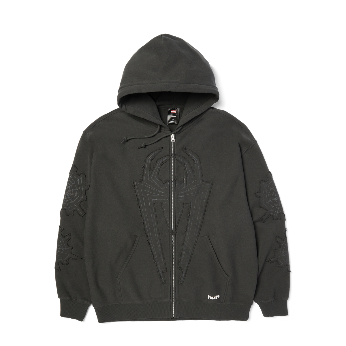 huf x Spider-Man Web Full-Zip Washed Hoodie