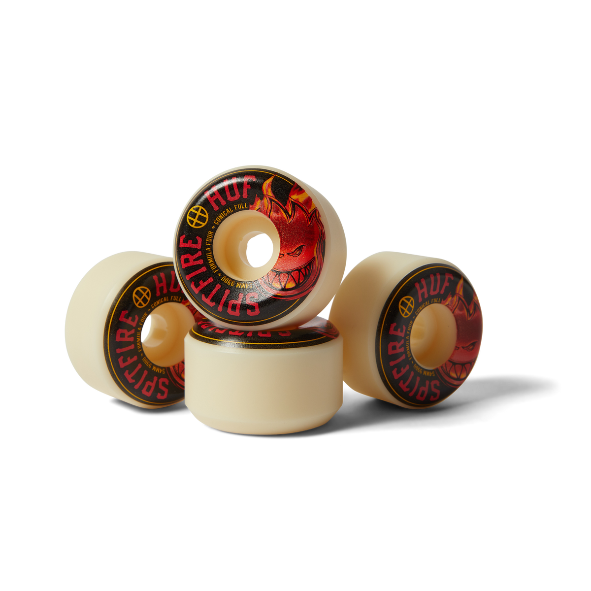 huf x Spitfire 54mm Conical Skate Wheels