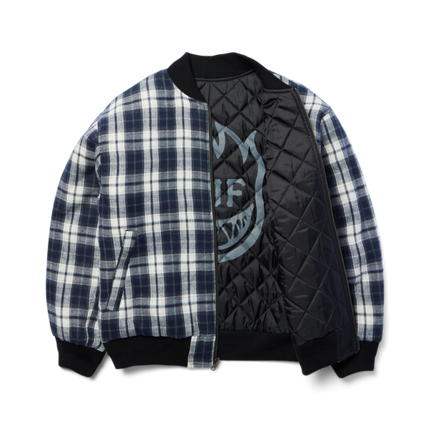 huf x Spitfire Reversible Plaid Jacket