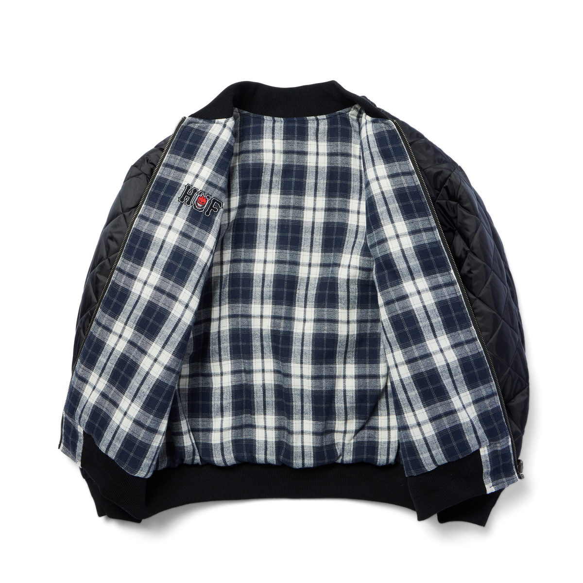 huf x Spitfire Reversible Plaid Jacket