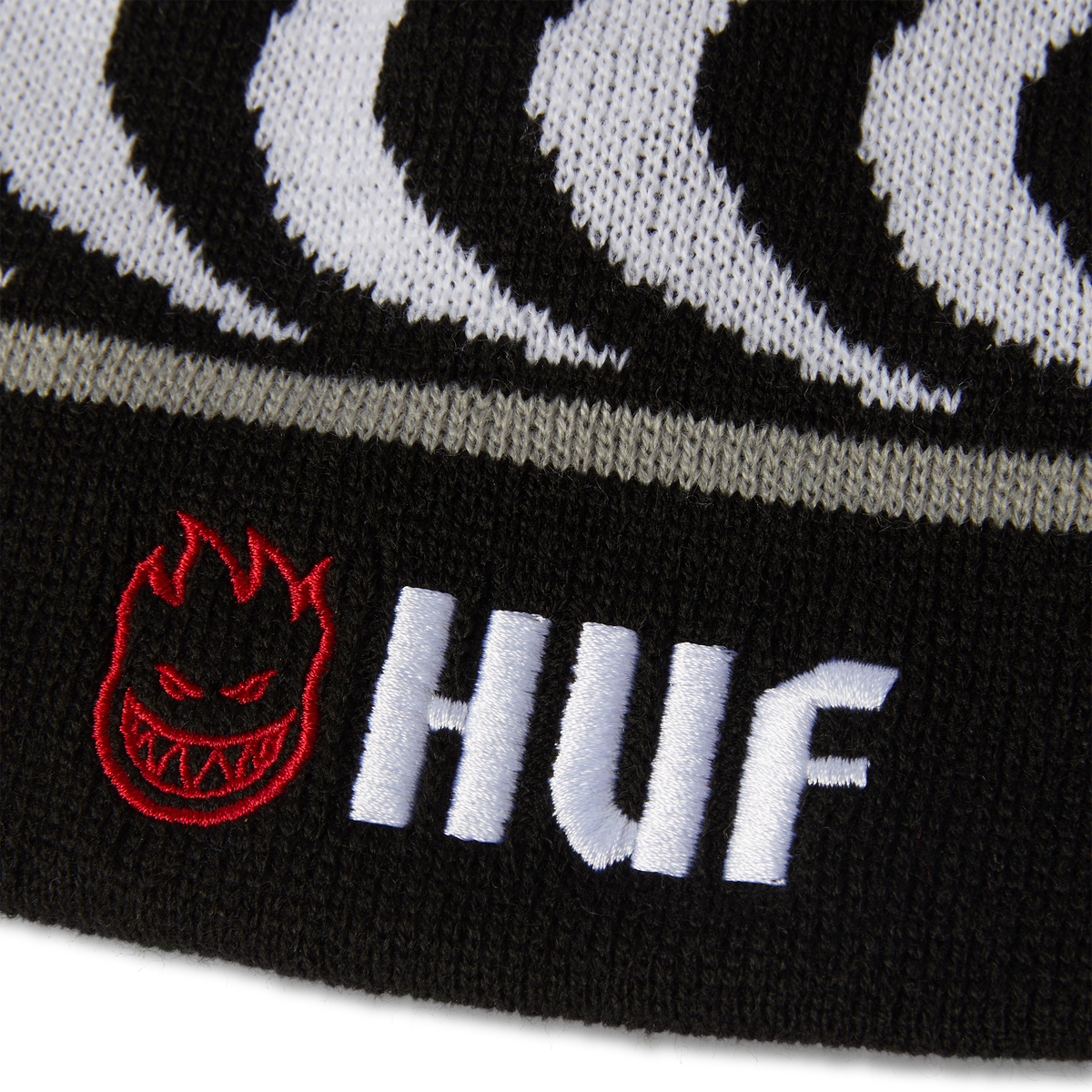 huf x Spitfire Skull Beanie