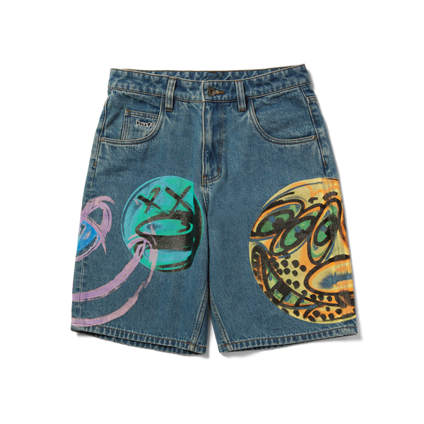 Kenny Scharf Spray Guys Denim Short
