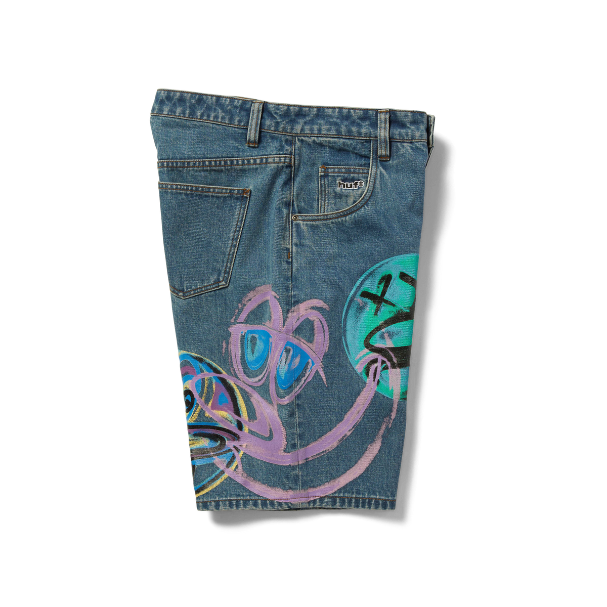 Kenny Scharf Spray Guys Denim Short