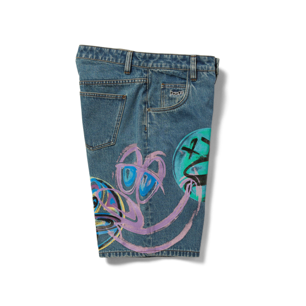 Kenny Scharf Spray Guys Denim Short