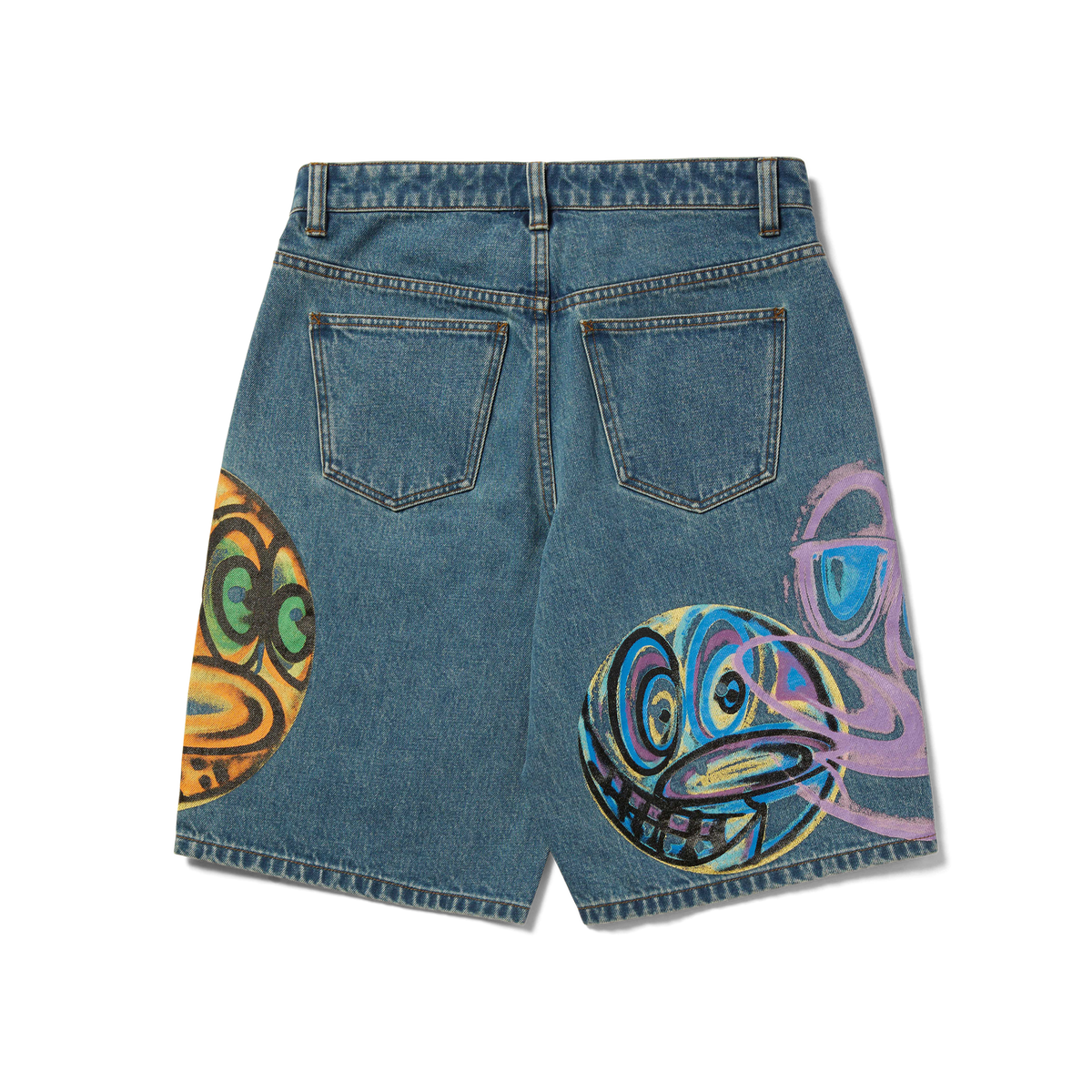 Kenny Scharf Spray Guys Denim Short