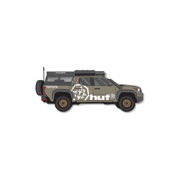 HUF x Toyota Trailhunter Tacoma Sticker