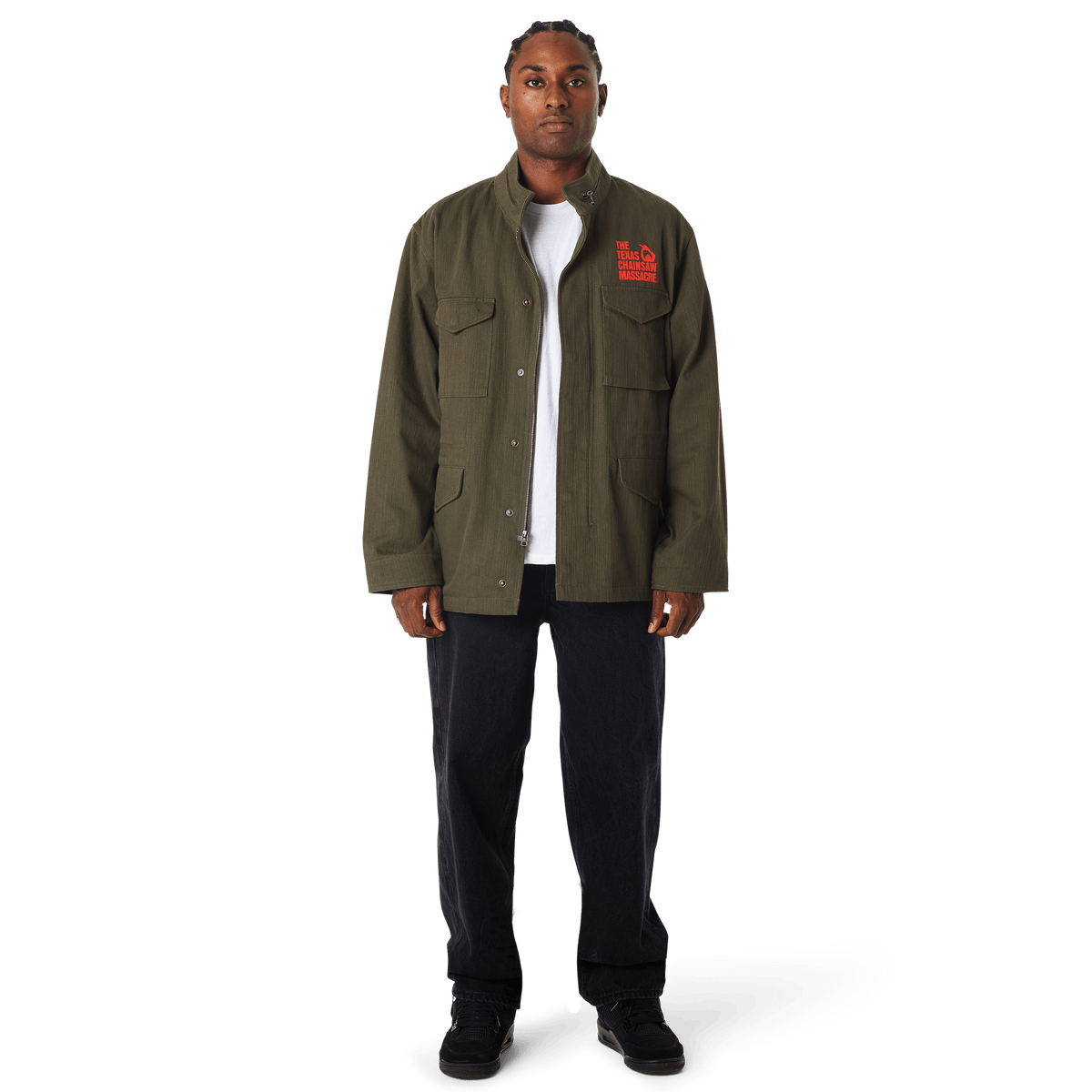 HUF x The Texas Chainsaw Massacre M64 Military Jacket – HUF HUF x The Texas Chainsaw Massacre M64 Military Jacket – HUF