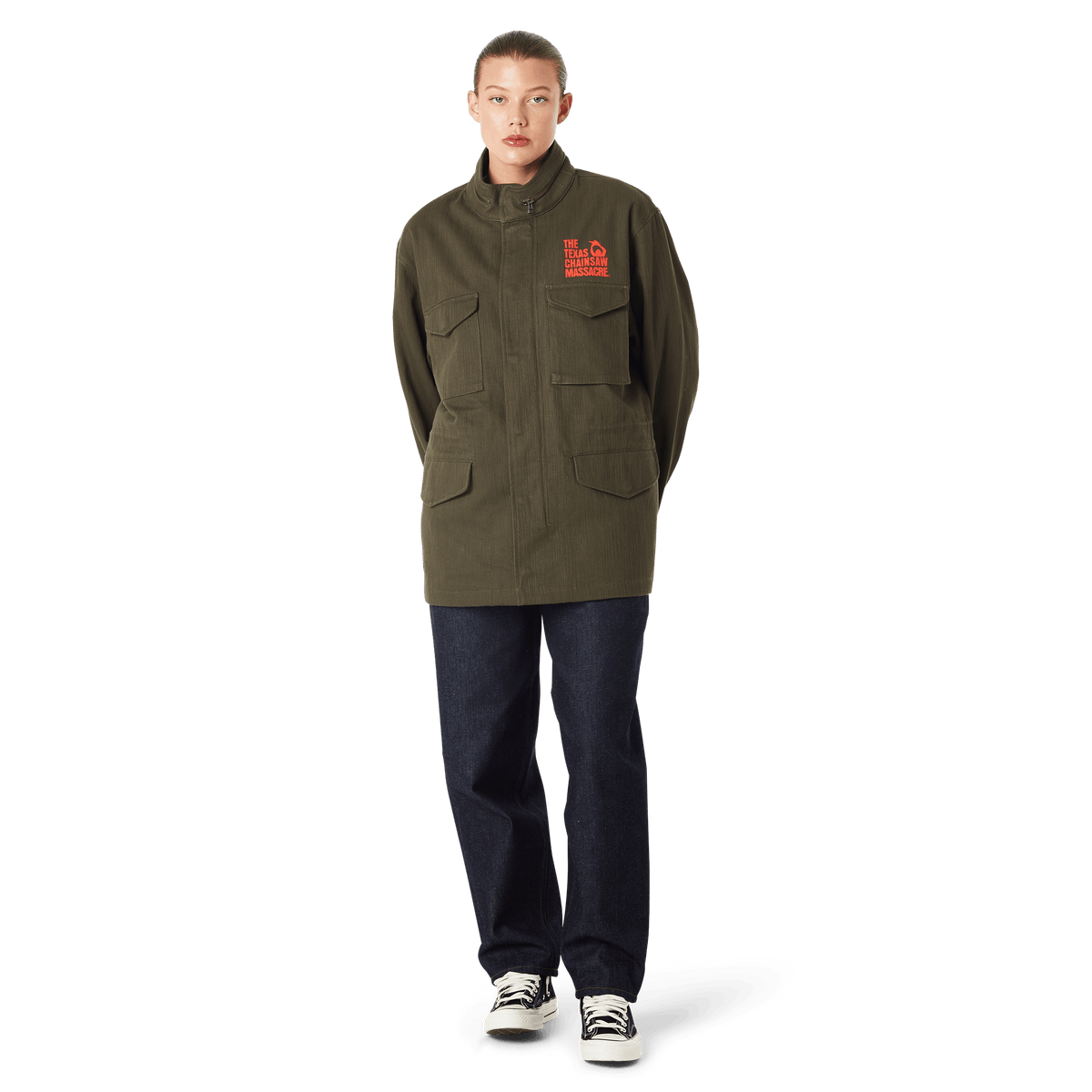 HUF x The Texas Chainsaw Massacre M64 Military Jacket – HUF HUF x The Texas Chainsaw Massacre M64 Military Jacket – HUF