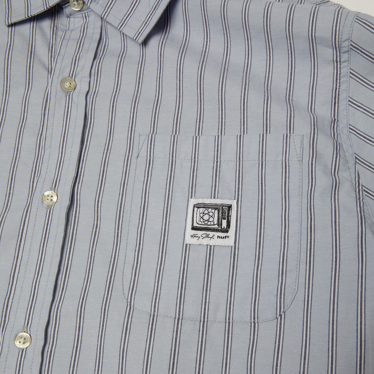Kenny Scharf Television Stripe Shirt