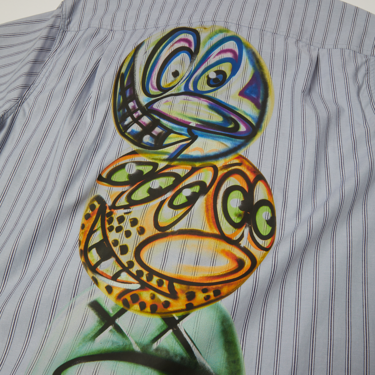 Kenny Scharf Television Stripe Shirt