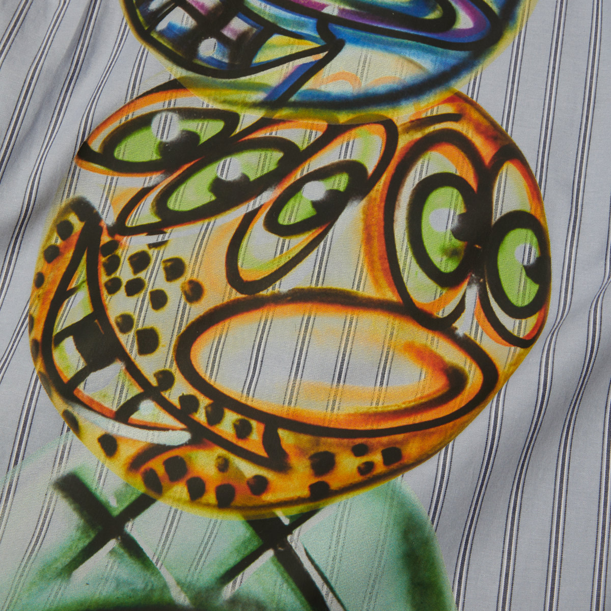 Kenny Scharf Television Stripe Shirt