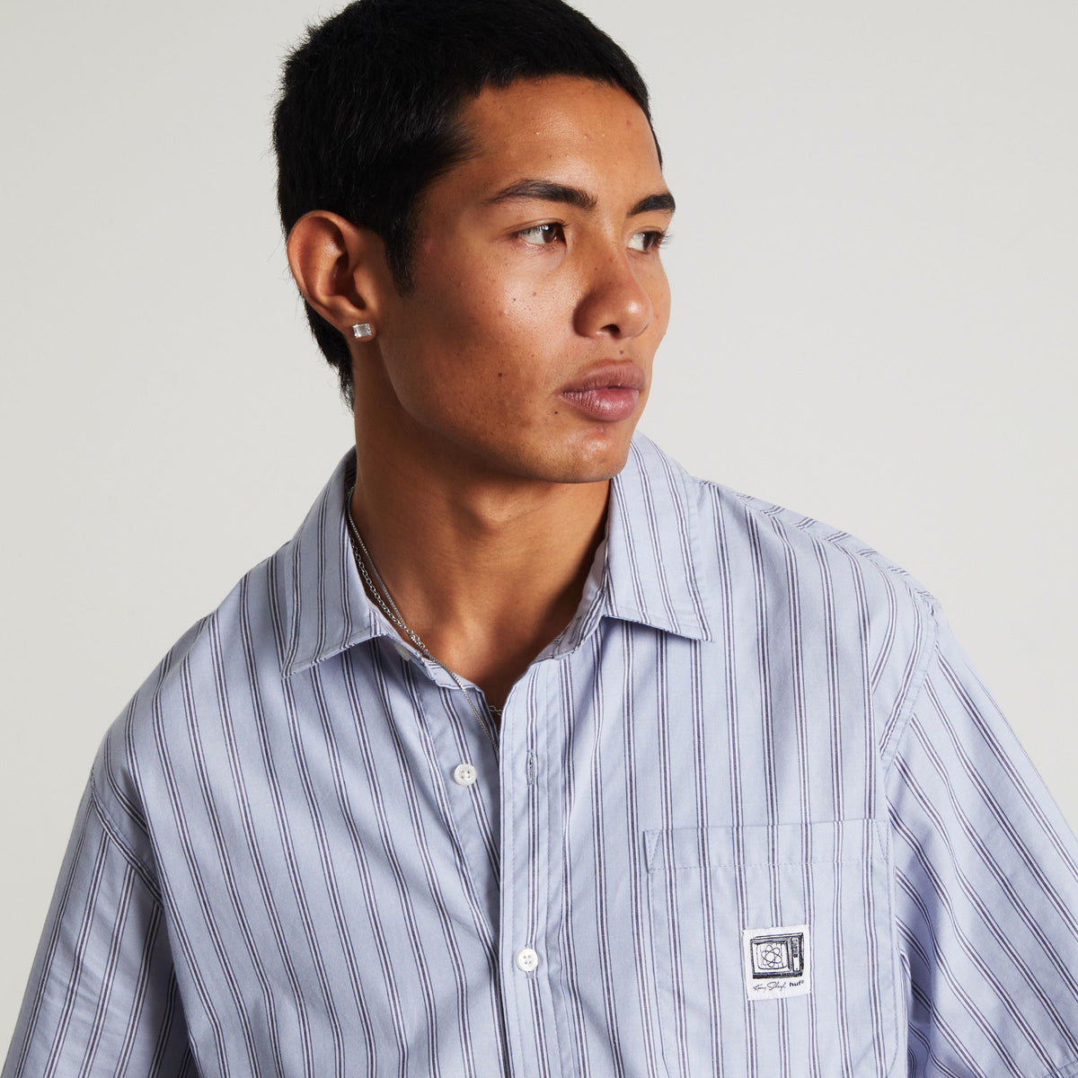 Kenny Scharf Television Stripe Shirt
