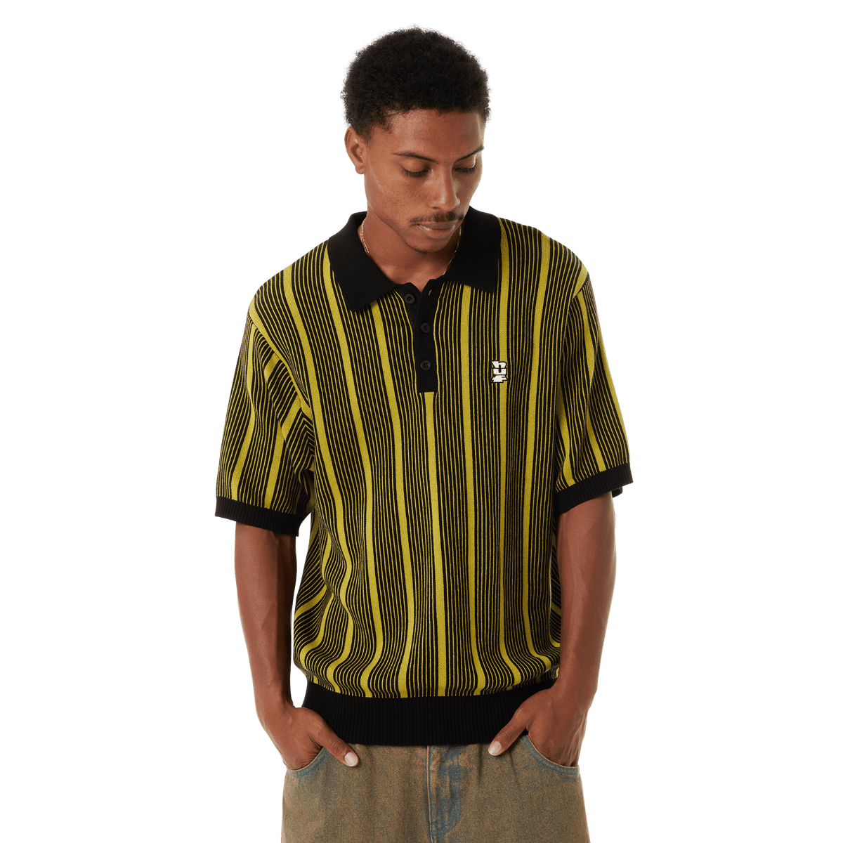 Trace Stripe Knit Top