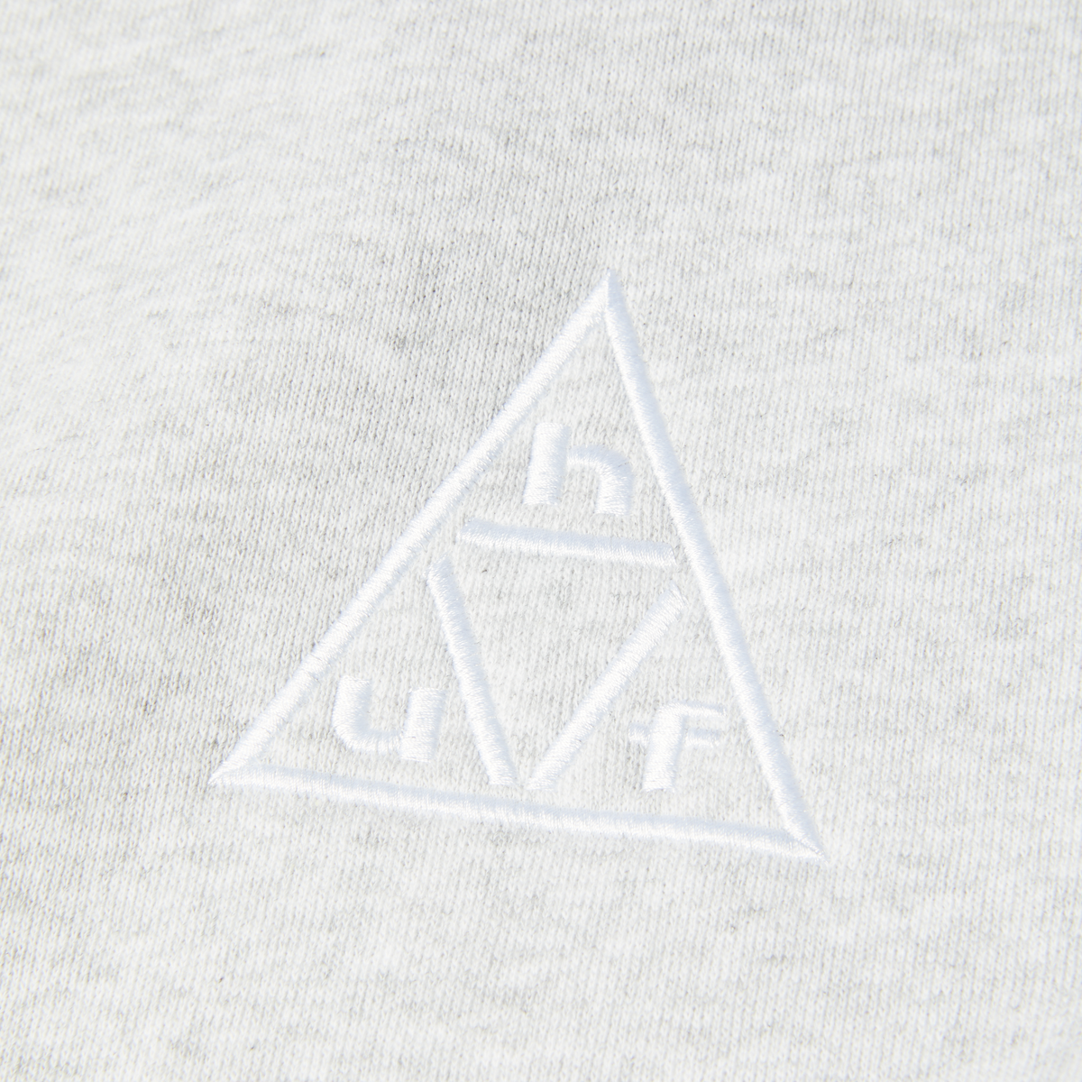 Triple Triangle Embroidered Crewneck Sweatshirt