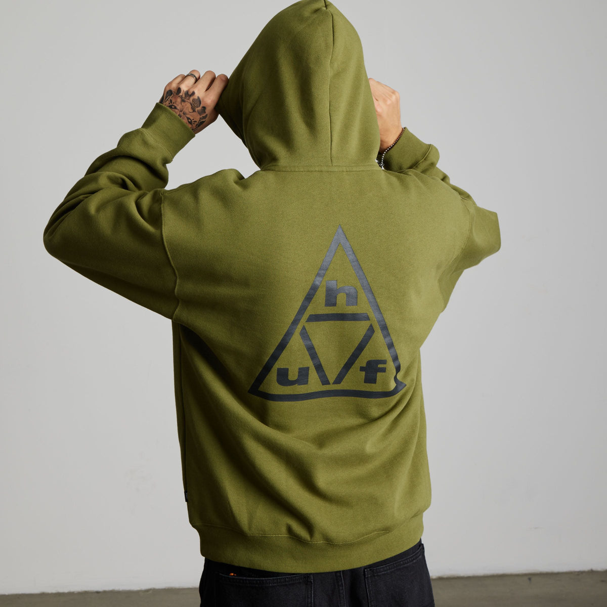 Triple Triangle Pullover Hoodie