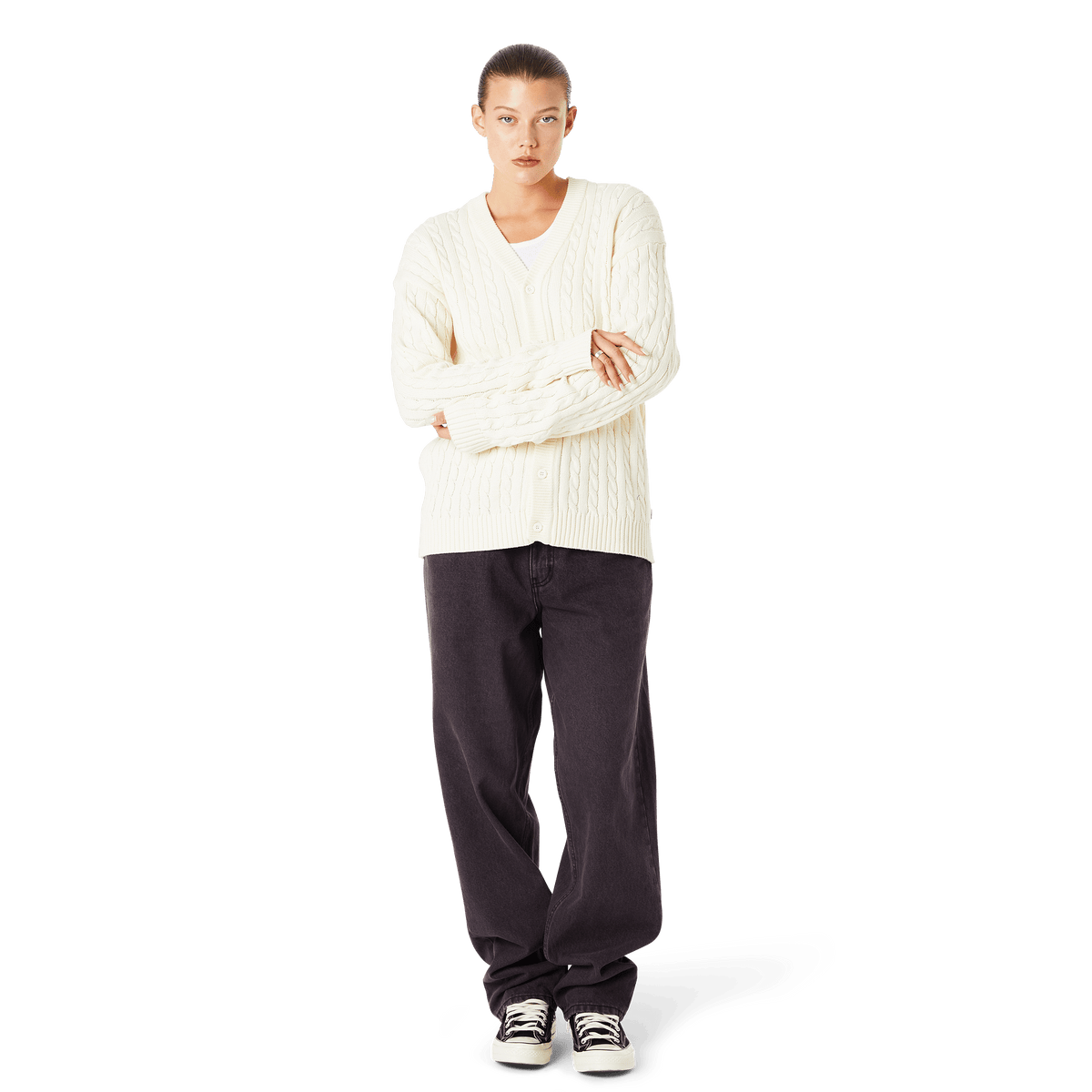 Triple Triangle Jacquard Cardigan – HUF Worldwide