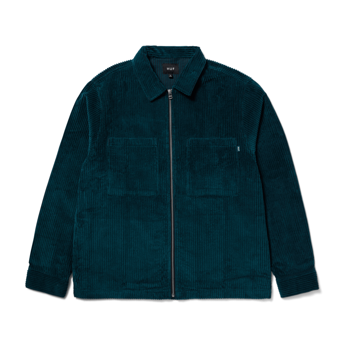 Two Tone Corduroy Zip Shacket – HUF Worldwide Two Tone Corduroy Zip Shacket – HUF Worldwide