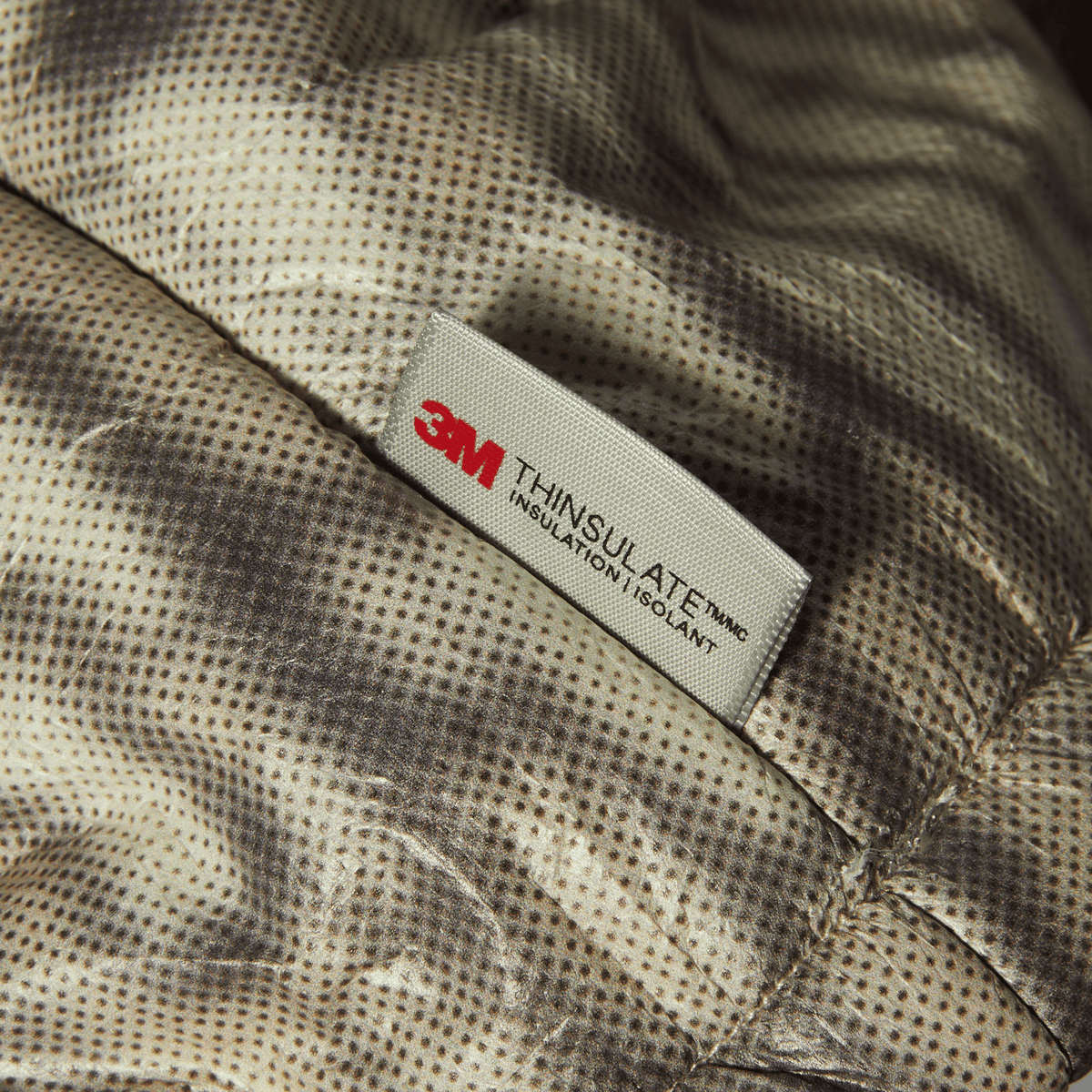 89 Warped Camo Tyvek Puffer