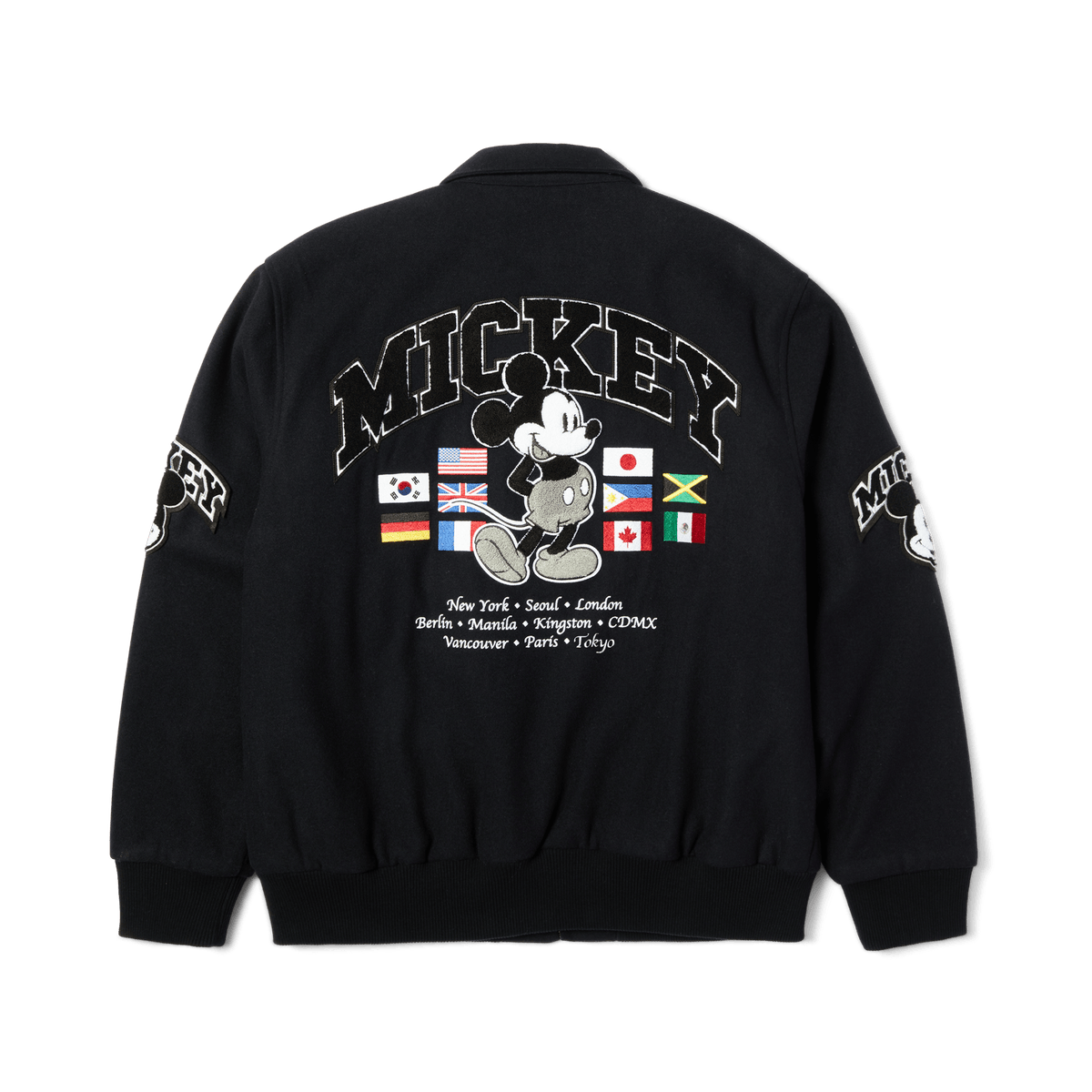 Disney | HUF Mickey Worldwide Tour Varsity Jacket