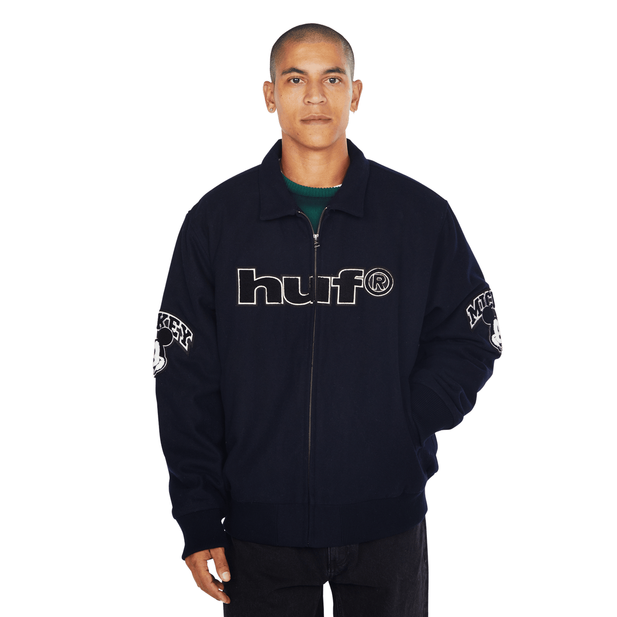 Disney | HUF Mickey Worldwide Tour Varsity Jacket