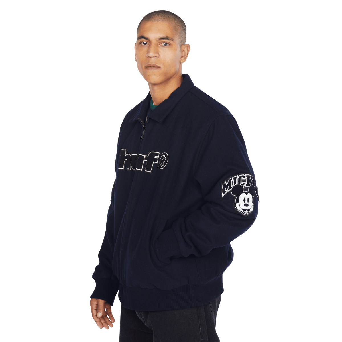 Disney | HUF Mickey Worldwide Tour Varsity Jacket