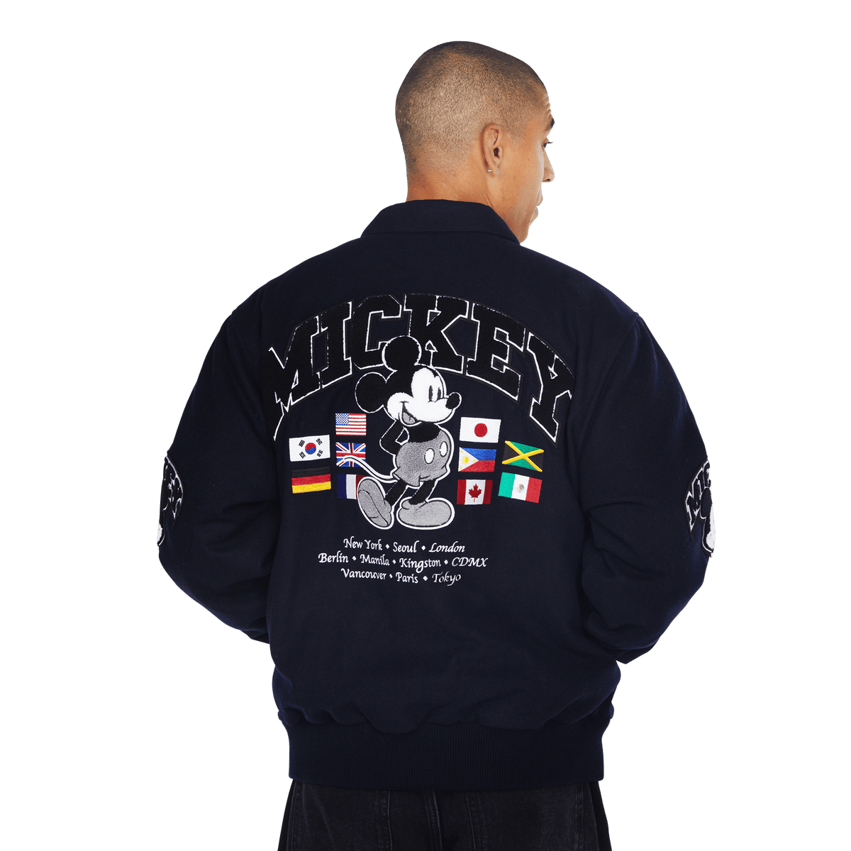 Disney | HUF Mickey Worldwide Tour Varsity Jacket