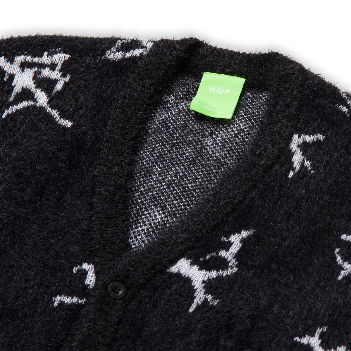 Cracked Cardigan - | Huf – HUF Worldwide