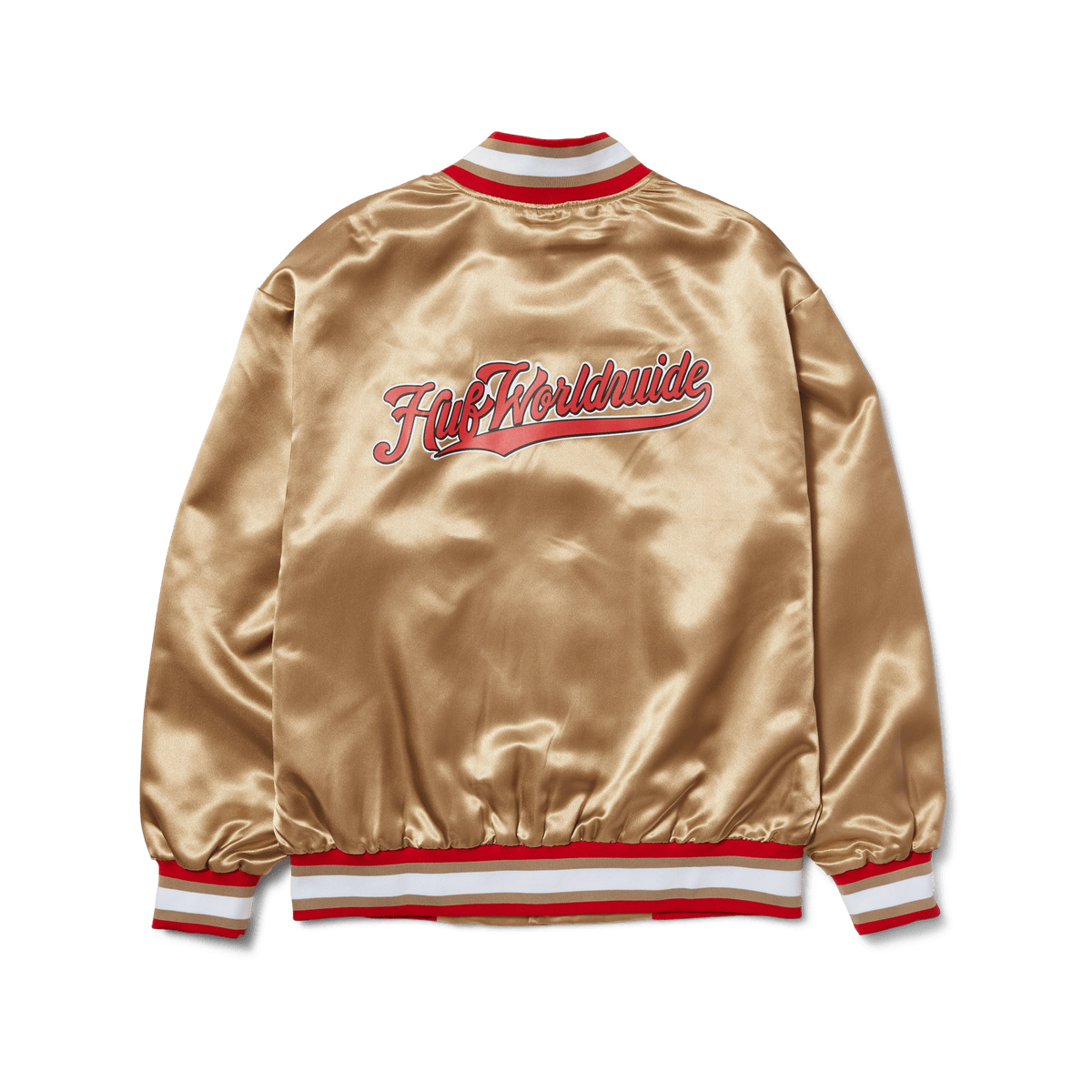 Crackerjack Satin Baseball Jacket HUF Worldwide