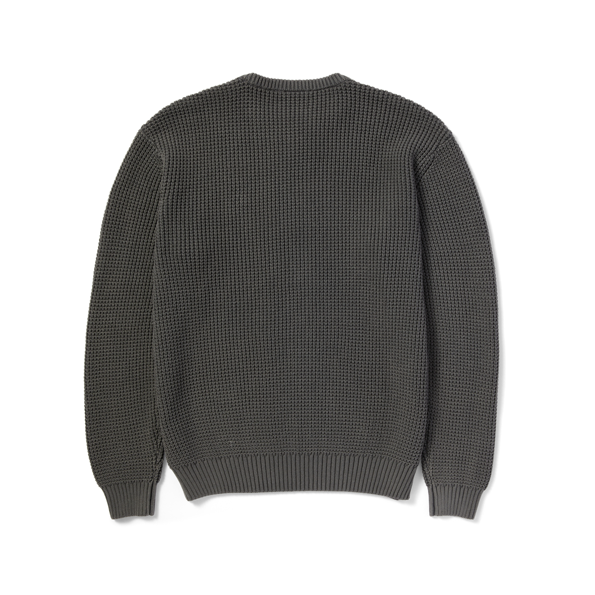 Knitted waffle jersey 02 grey