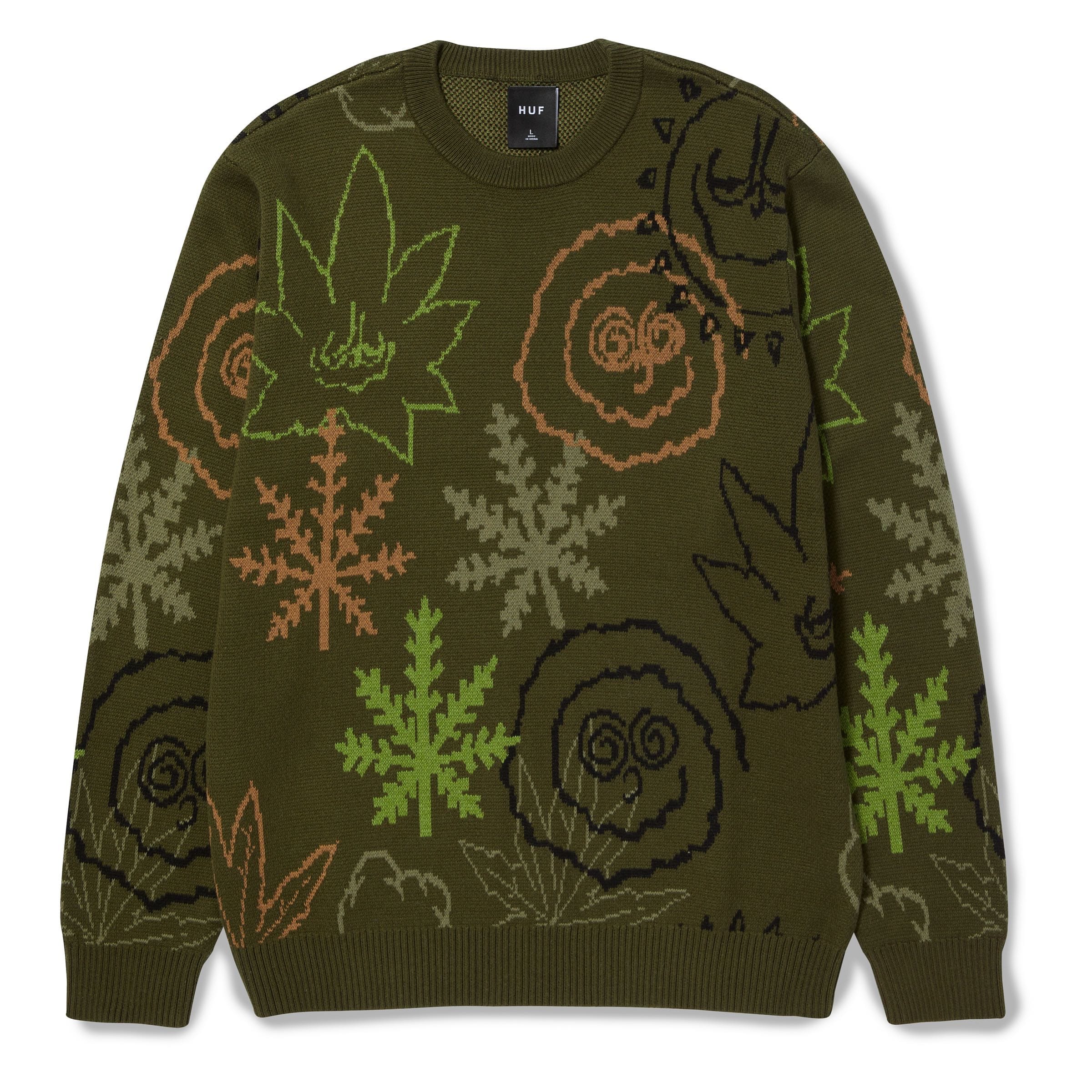 Green Buddy Ugly Sweater - | Huf – HUF Worldwide