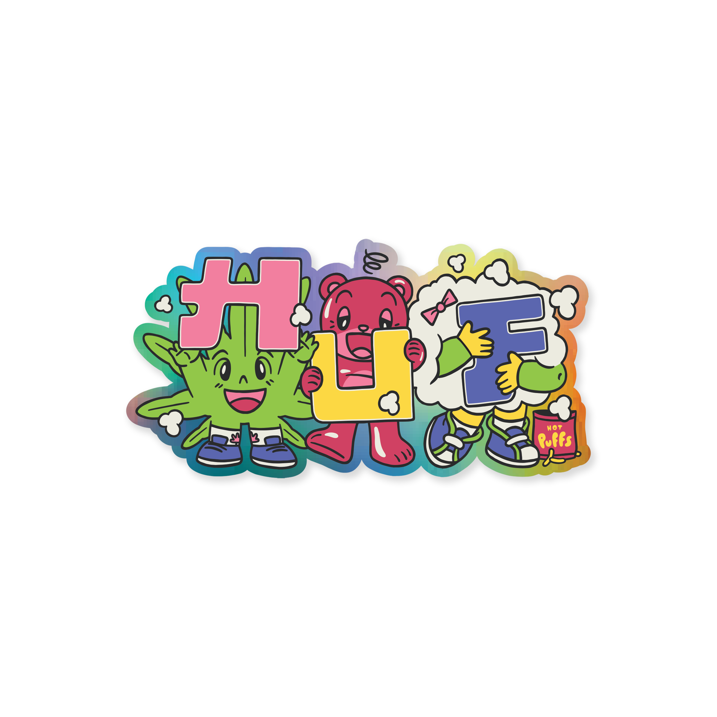 HUF Kawaii Sticker - | Huf – HUF Worldwide