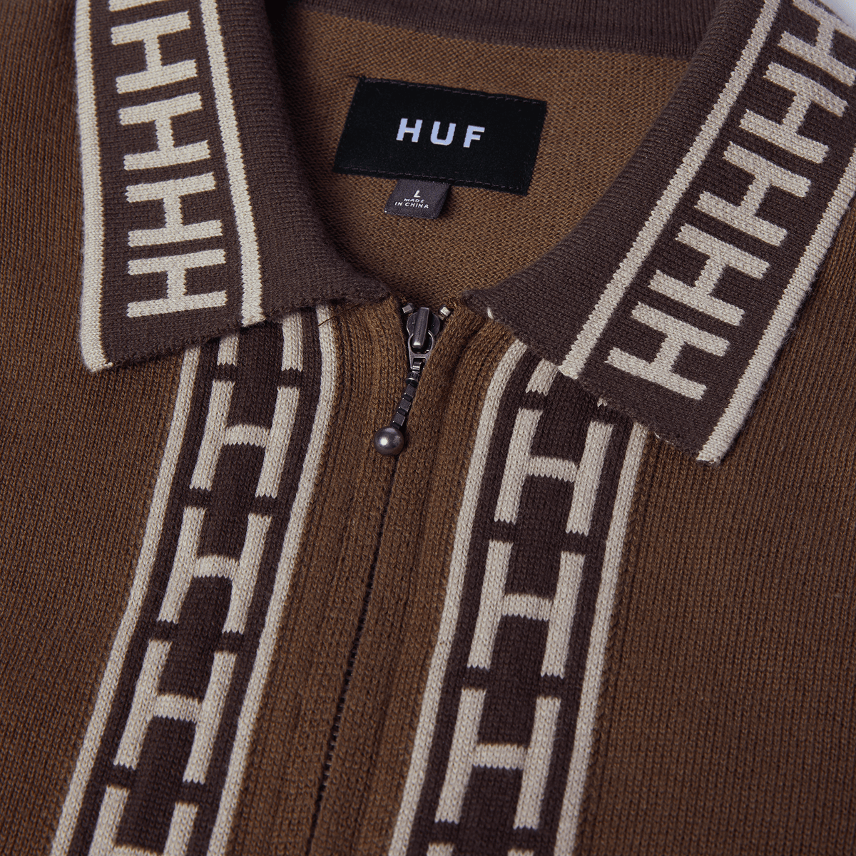 Megablast Jacquard Zip Sweater