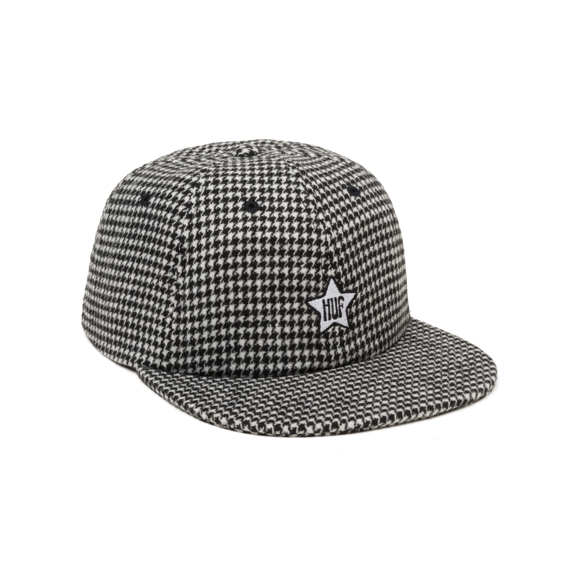 One Star Houndstooth 6-Panel Hat