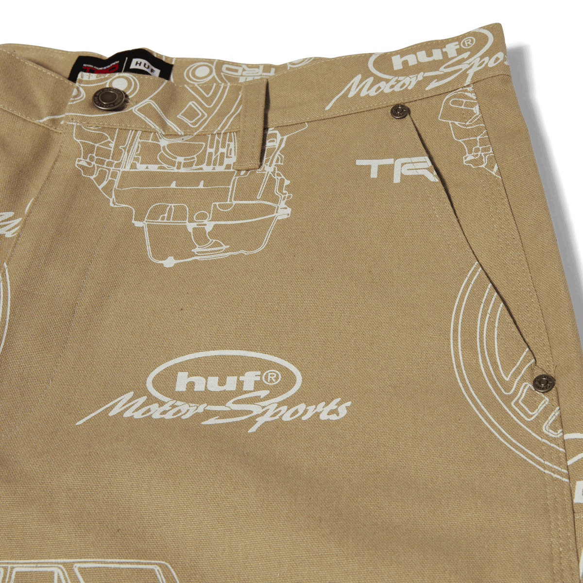 HUF x Toyota Schematic Double Knee Pant